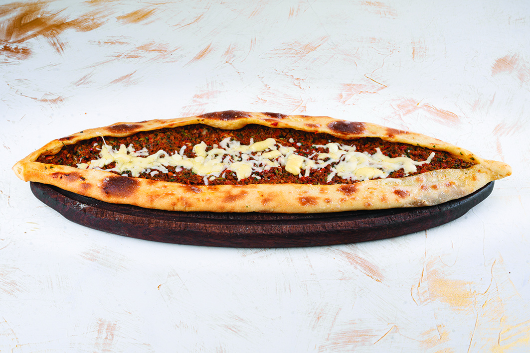 Minced Meat and Cheese Pide