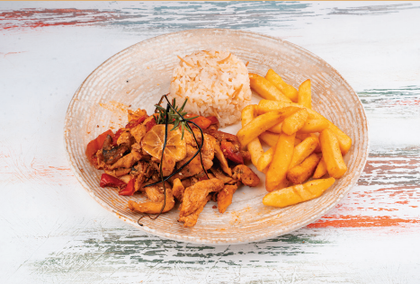 Chicken with Curry Sauce