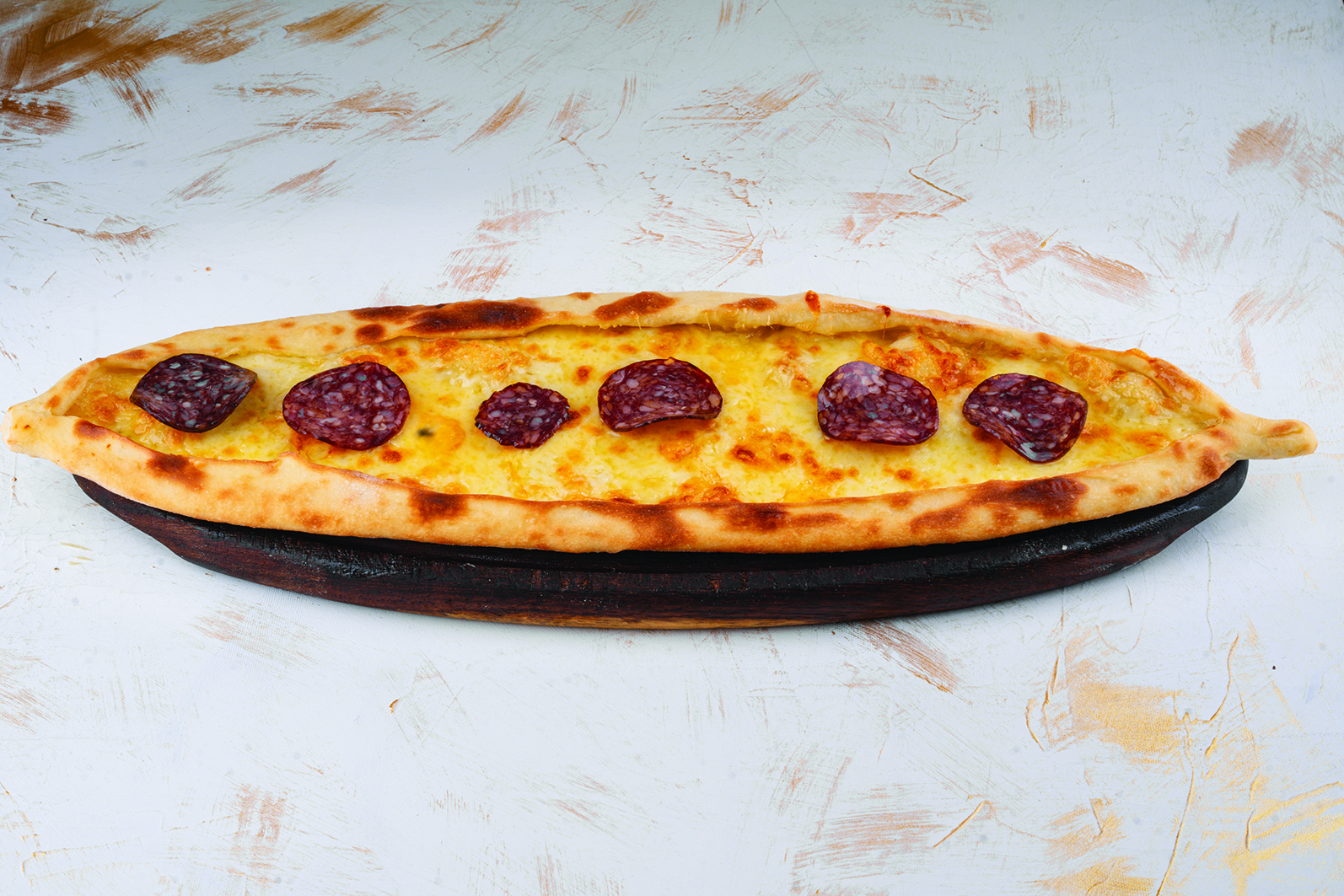 Pita with Cheese and Sausage