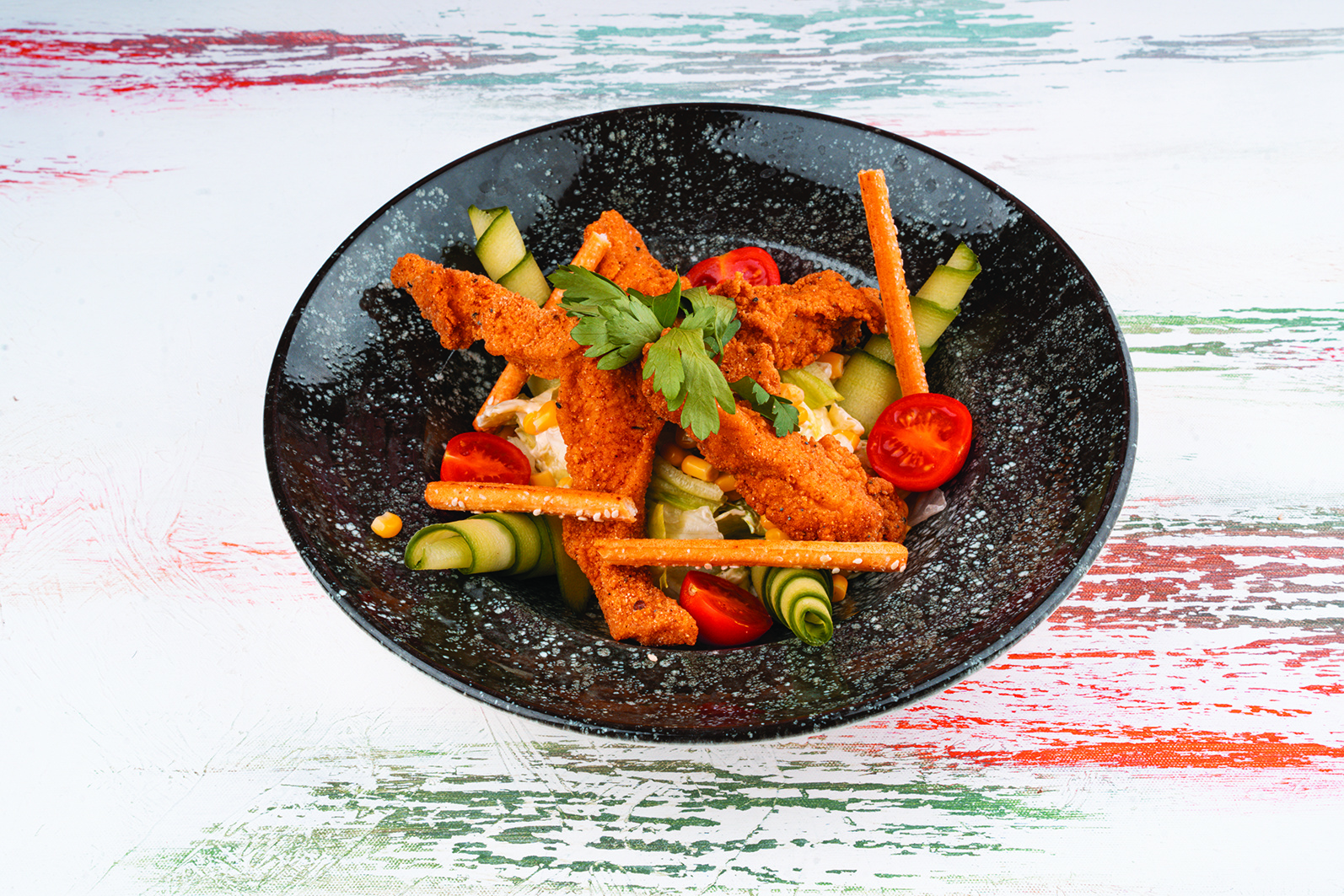 Crispy Chicken Salad