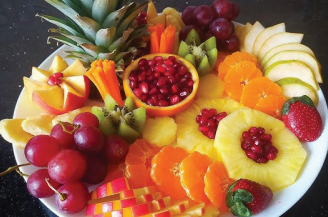 Double Fruit Plate
