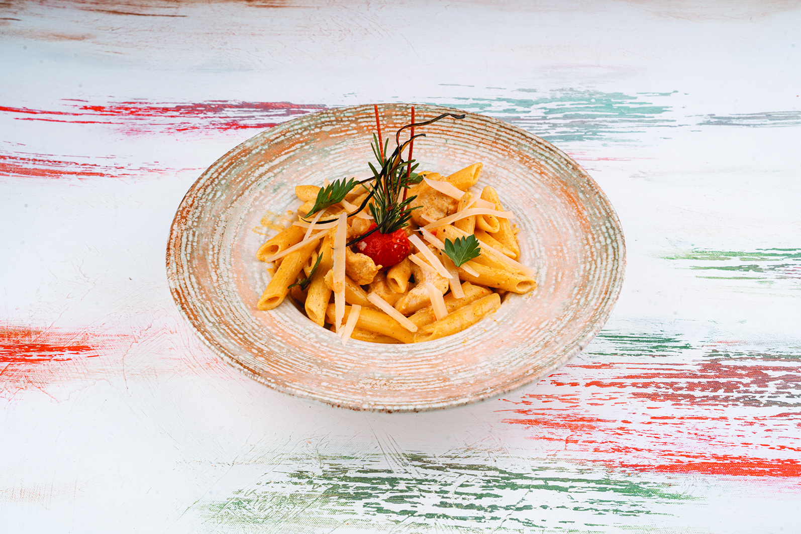 Chicken Penne with Curry Sauce